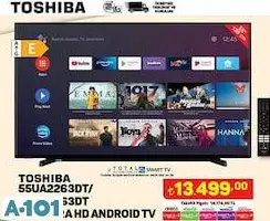 TOSHİBA 55 ULTRA HD SMART LED TV AKILLI TELEVİZYON